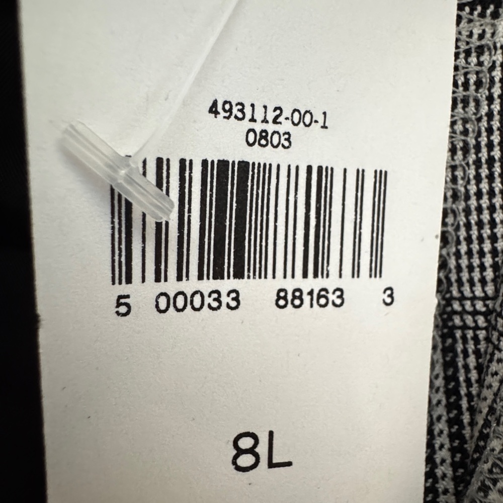 NWT Banana Republic Sloan Curvy Ankle Pants Plaid 8 Tall Career Office - Picture 10 of 15
